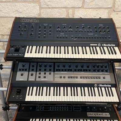 Oberheim OB-X 61-Key 6-Voice Synthesizer 1979 - Black