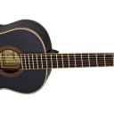 Ortega Family Series Gloss 3/4 Size Black Acoustic Guitar Spruce