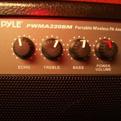 Pyle  60W  Portable Guitar / PA Battery Combo Amp  w/ Bluetooth AC or DC  powered image 8