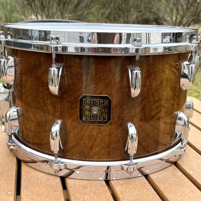 Gretsch Square badge USA 14”x8” Snare Drum M4155 1980's - Natural 