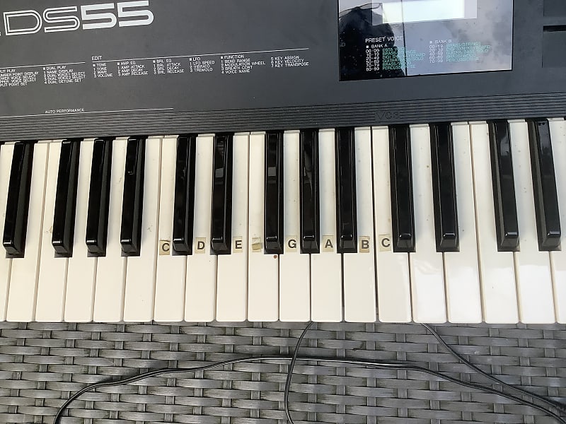 Yamaha DS55 synthesizer/ vintage made in Japan / FM sounds