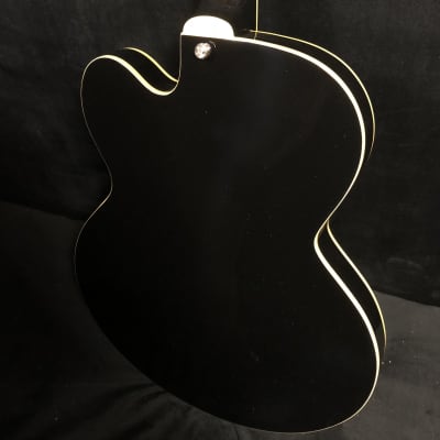 2018 Peerless Wizard Standard Black Electric Archtop Guitar #5660 w case image 6