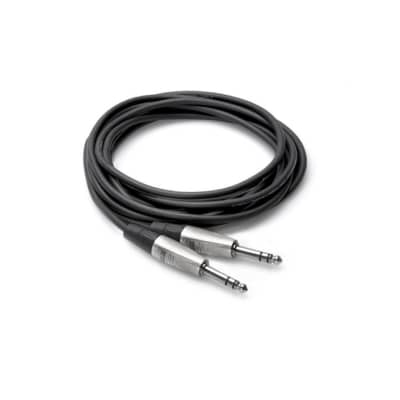 Hosa - Pro Balanced Interconnect REAN 1/4" TRS male to Same, 10ft image 1