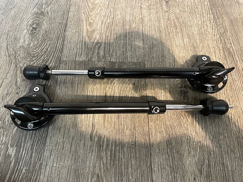 Mapex Black Bass Drum Legs Spurs Hardware Mounts #JA127 | Reverb