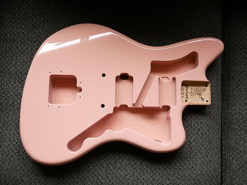 Warmoth Jazzmaster Replacement Body Gloss Shell Pink JM | Reverb