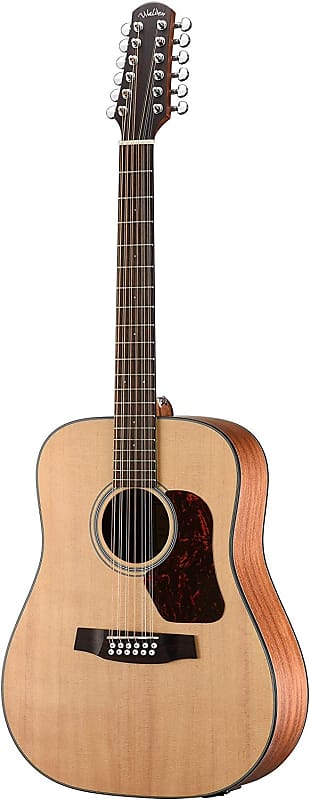 Walden D552E Natura Solid Spruce Top 12-String Dreadnought Acoustic-Electric Guitar - Open Pore Satin Natural image 1