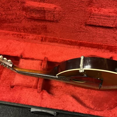 GIBSON ALRITE MANDOLIN MADE IN USA 1917 STYLE D NO.435  IN EXCELLENT CONDITION WITH ORIGINAL HARD CASE AND KEY. image 15