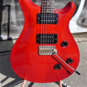 PRS 1989 PRS CE 24 Alder rosewood medium neck guitar w hsc  Red trans