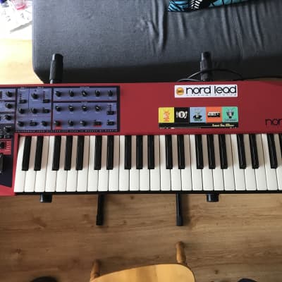 Nord Nord Lead virtual analog synth 1997 red