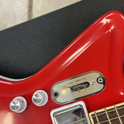 1965 Airline JB Hutto Res-O-Glass Red Res-O-Glass with tremolo image 8