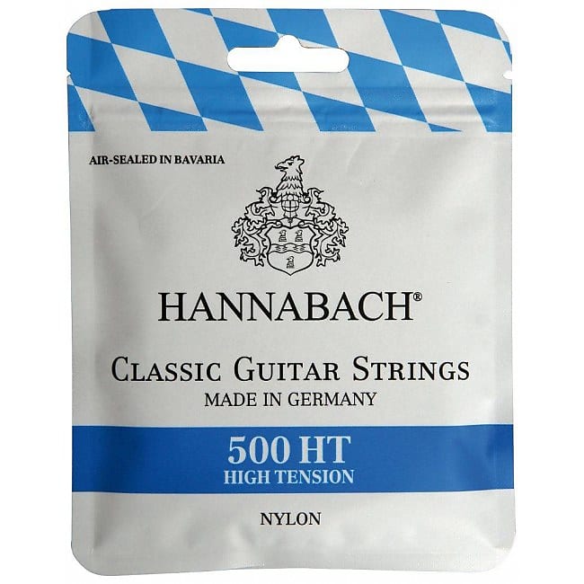 HANNABACH 500 HT High Tension Blue Label E1-E6 Saiten für Konzertgitarre, Nylon image 1