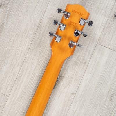 Harmony Standard Jupiter Thinline Semi-Hollow Guitar, Rosewood Fretboard, Cherry image 10