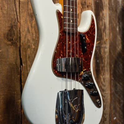 Fender Custom Shop '64 Jazz Bass Journeyman Relic - Aged Olympic White image 14