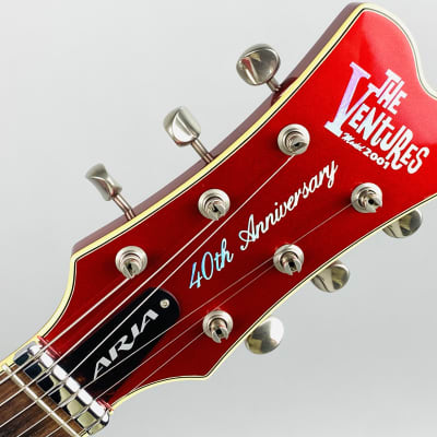 Aria The Ventures-40th Anniversary SN-002-Walk Don't Run- 2002 Candy Apple Red image 8