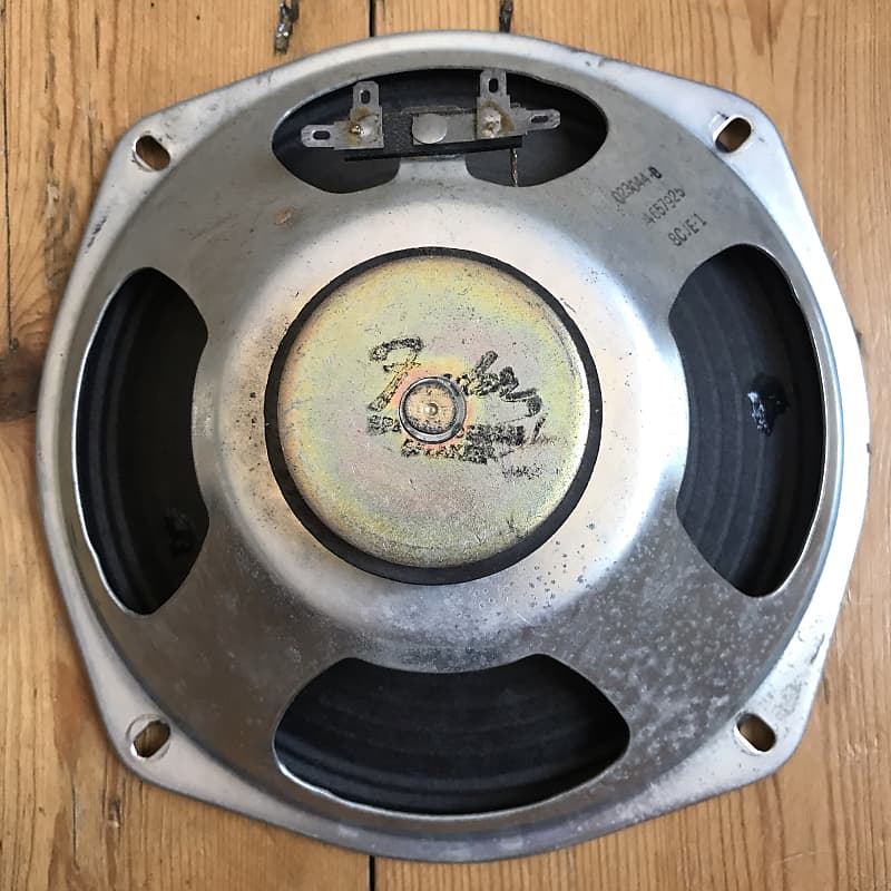 70’s 8” Silverface Fender Champ Oxford Speaker Reverb