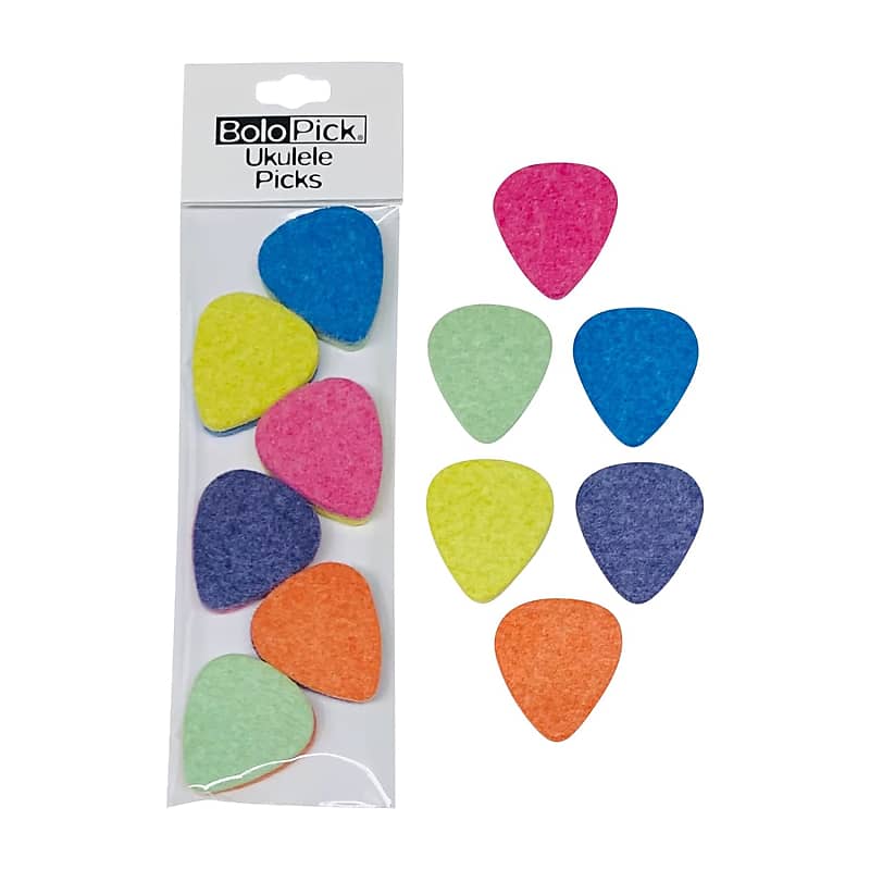 Felt Ukulele Picks, 12 Piece Original Recipe Felt Uke Picks Reverb