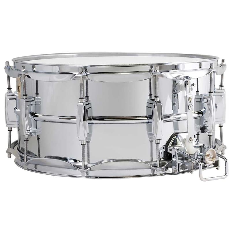 Ludwig LM411 Super-Sensitive 6.5x14" Aluminum Snare Drum 1985 - 2016 image 1