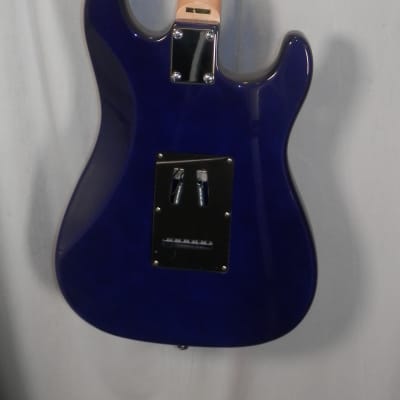 Silvertone SS-1l Cobalt Blue Left-Handed Strat Copy electric guitar lefty new old stock image 12