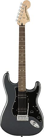 Squier Affinity Stratocaster HH Guitar Indian Laurel Neck Charcoal Frost image 1