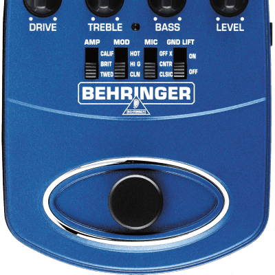 Behringer GDI21 Guitar Amp Modeler Preamp DI