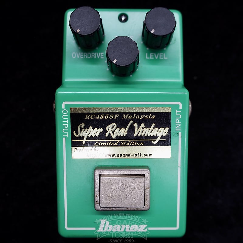 ギター lbanez TS-808 REAL VINTAGE MOD Ibanez TS-808 Tube Screamer with Analog Man True Vintage Mod