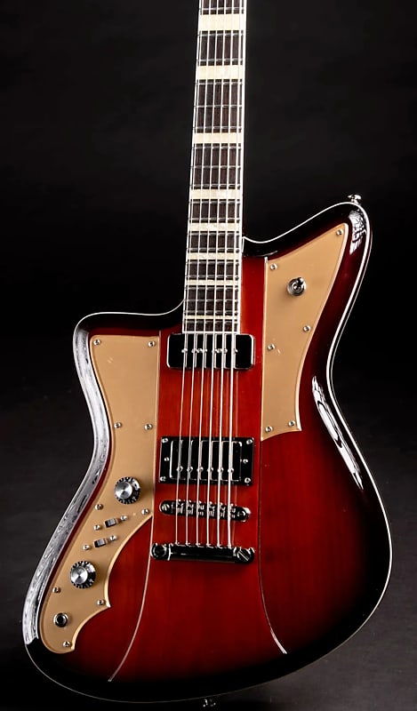 Rivolta MONDATA BARITONE VII LH Chambered Mahogany Body 6-String Electric Guitar w/Soft Case - Lefty image 1