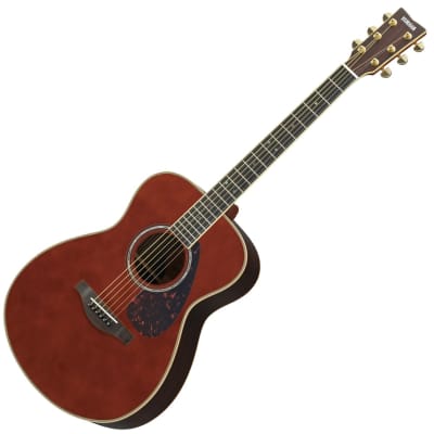 Yamaha LS16 ARE Acoustic Guitar - Dark Tinted | Reverb