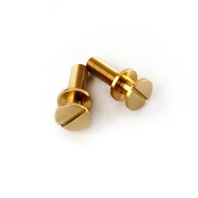 PRS Stoptail Studs (SAE), Unplated Polished Brass image 1