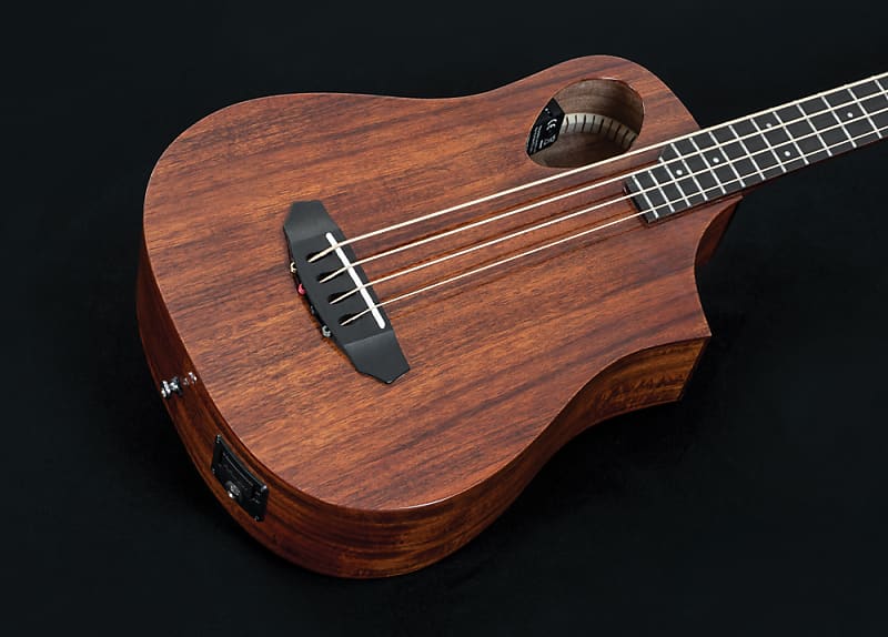Michael Kelly MKSBSKGOFR Sojourn Port Gloss Koa 4-String Travel Acoustic-Electric Bass Guitar w/Bag image 1