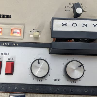 Sony TC-200 Reel to Reel Recorder / Player 1960's Grey image 6