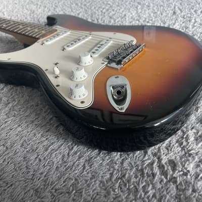 Fender Standard Stratocaster 2003 MIM Sunburst Lefty Left-Handed Strat Guitar image 4