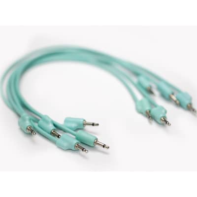 TipTop Audio StackCable 40cm Eurorack Patch Cable (Cyan) image 1