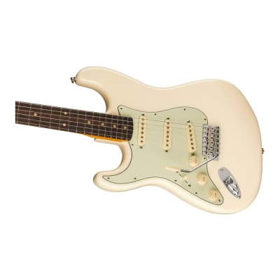 Fender American Vintage II 1961 Stratocaster 6-String Electric Guitar (Left-Handed, Olympic White) image 3