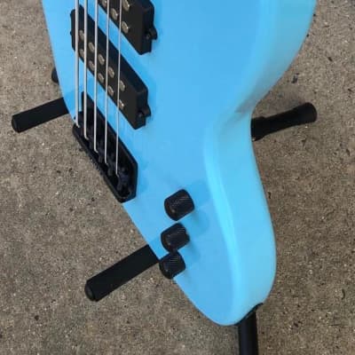 GAMMA Custom Bass Guitar H521-01, 5-String Kappa Model, Hamptons Blue image 4