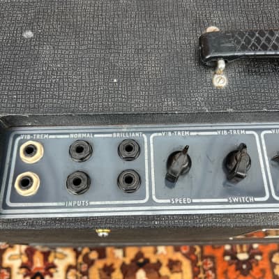 Vintage 1964 Vox AC30 Treble 2×12 Guitar Valve Amplifier Combo w/ Pedal & Stands image 6