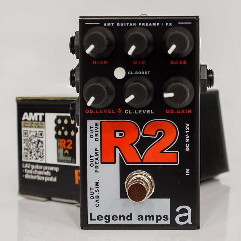 AMT Electronics R2 – LA2 guitar preamp/distortion pedal | Reverb AMT Electronics R2 – LA2 guitar preamp/distortion pedal | Reverb