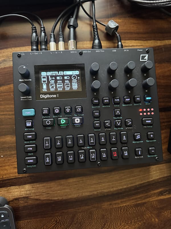 Elektron Digitone II 16-Voice Digital Synthesizer 2024 + Decksaver image 1