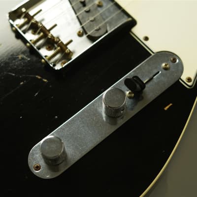 Fender Custom Shop Masterbuilt Vincent Van Trigt 1963 Custom Telecaster Journeyman Relic 2020 - Aged Black [BG] image 4