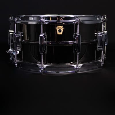 Ludwig 14" x 6.5" Black Beauty,  Smooth Shell with Imperial Lugs image 1