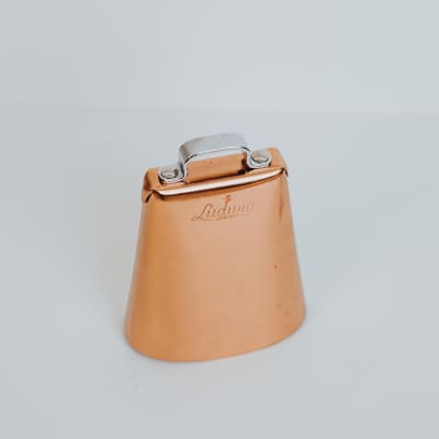 Ludwig Gold Tone 5in 1960-1970s Copper Cowbell image 4
