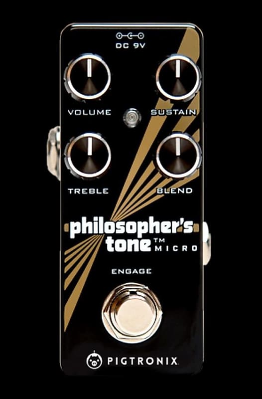 New Pigtronix Philosophers Tone Micro Electric Guitar Effects Pedal PTM image 1
