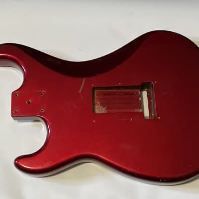 1987 Kramer USA Pacer Deluxe F Series Plate Candy Apple Red Guitar Body Floyd Ready image 13