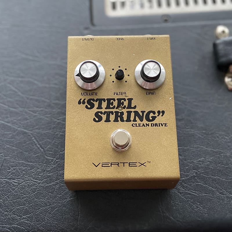 Vertex Steel String Clean Drive limited edition gold | Reverb