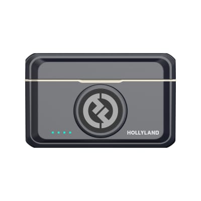 Hollyland LARK M2 Wireless Lavalier Microphone Combo (Shine Charcoal) + 2x Hollyland Lavalier Microphone: Omni Sound, Wide Compatibility (3.5mm) image 2