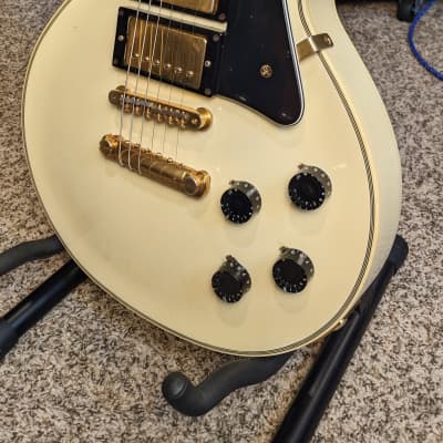 1987 Greco EGC-700 Japan, White 3-Pickup Les Paul Custom, All Original,  Mint Series, Top-of-the-Line | Reverb