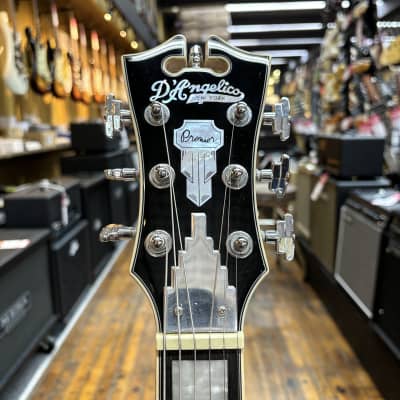 D'Angelico Limited Edition Premier Series Bedford SH Electric Guitar 2021 Ice Blue Metallic image 7