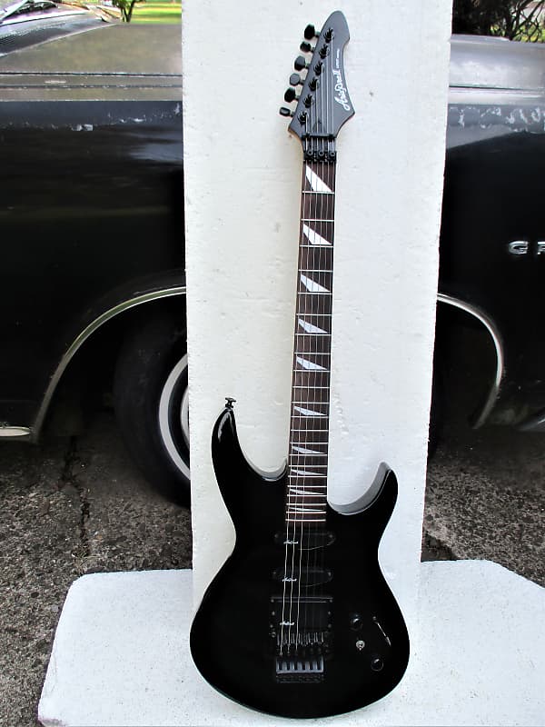 Aria Pro II Viper Guitar, 1991, Made In Japan, Black, Coil Tap, Floyd Rose,  Gig Bag