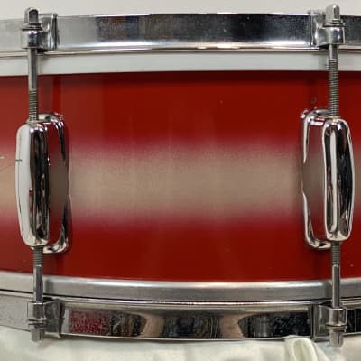 Slingerland 22/13/15/5x14" 60's Swingster/Stage Band Drum Set - Red/Silver Duco image 15