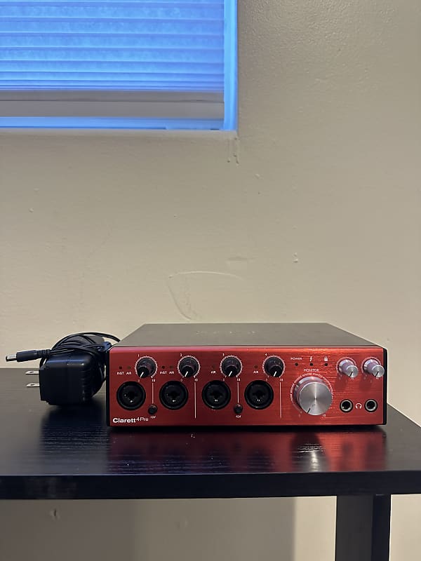 Focusrite Clarett 4Pre Thunderbolt Audio Interface | Reverb