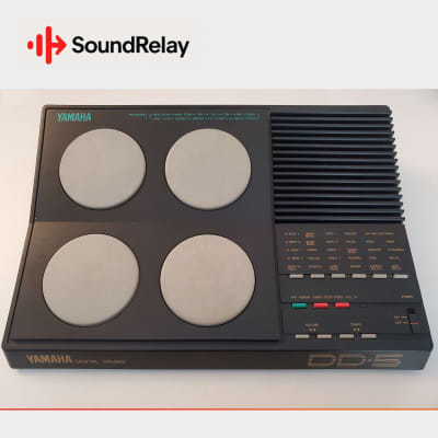 Yamaha DD-5 - Digital Drum Pads 1989 - Drum Sticks Included - Manual Included - Tested